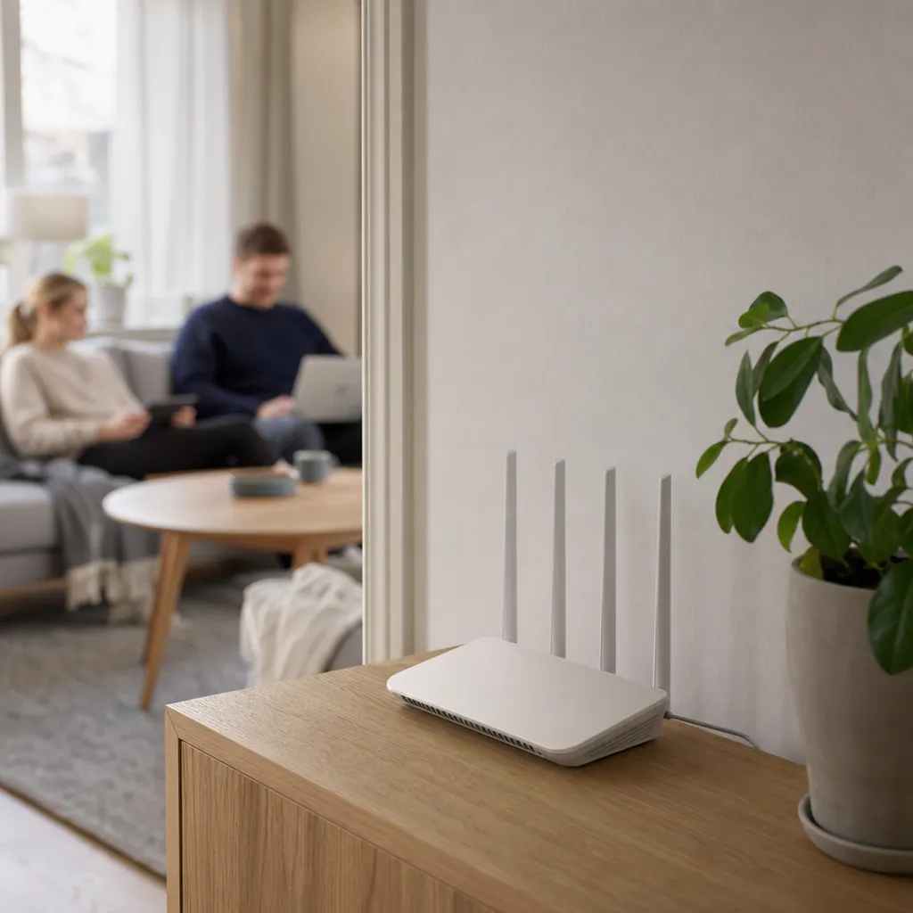 Mobilt bredband med 5G-router hemma